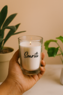 120ml customised with name Jar scented candle | Soywax Candle | Diwali | Christmas | Gifting