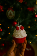 Christmas Cupcake Candle – Scented 100g each Festive Decor