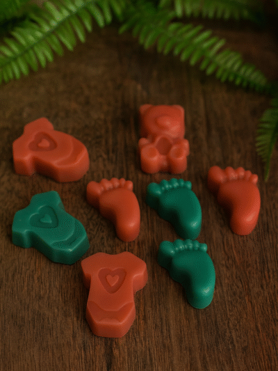 Baby Shower theme mini Handmade soaps | Blue and Pink | Pack of 6 | 50gms | Made of shea-butter | SLS free and Paraben free