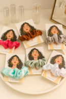 Satin Scrunchies Set of 4 – Random Colors | Hair Accessories