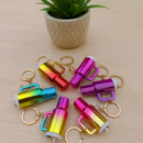 Mini Tumbler Keychain/Bag charm, Mini Storage ( Money, Lipstick )toy Insulated Travel Cup with Straw and Lid, Double gradient shade |