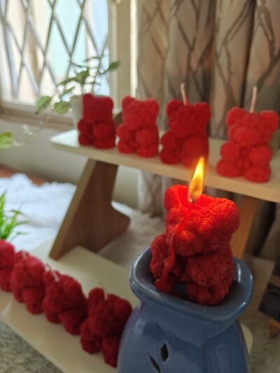 Scented Teddy Candle – 65g Cute Decorative Gift | Gift for her | Birthday | Anniversary