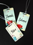 Customized MDF Luggage Tags with Name – Travel ID Tag | Travel Accessories