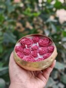 Scented Gold Hammer Urli Rose Candle – Luxury Decor Gift | Festive candles