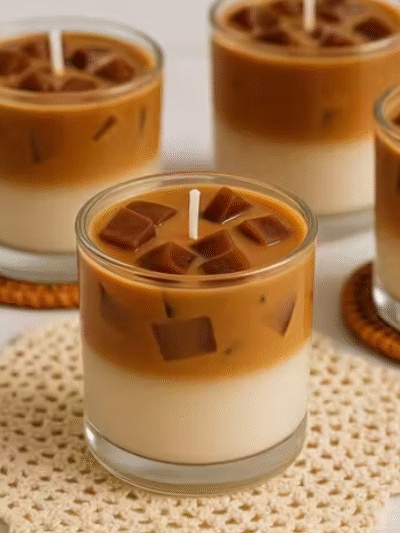 Coffee Latte candle | Gel & soywax used | Perfect gift for coffee lover | Home decor | Birthday gifts