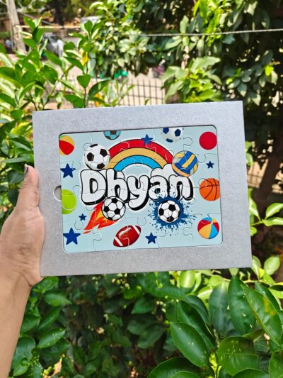 Customized Kids Puzzle with Frame – 20 Pc puzzle Gift | Birthday gift for kids