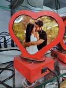 Personalized Rotating Lamp with Double Side Photo Print | Anniversary gift | Birthday gift | Wedding Gift