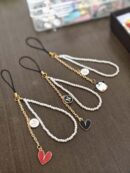 Personalized Beaded Phone Charms with Initial & Cute Charms | Trending phone charms