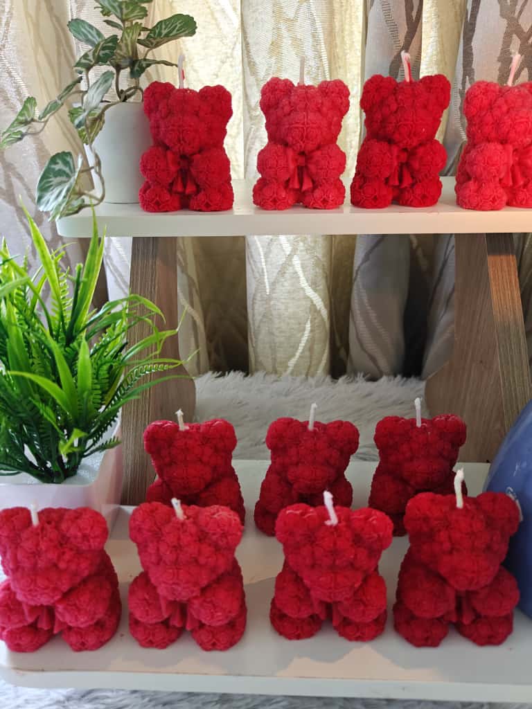 Scented Teddy Candle – 65g Cute Decorative Gift | Gift for her | Birthday | Anniversary - Image 2