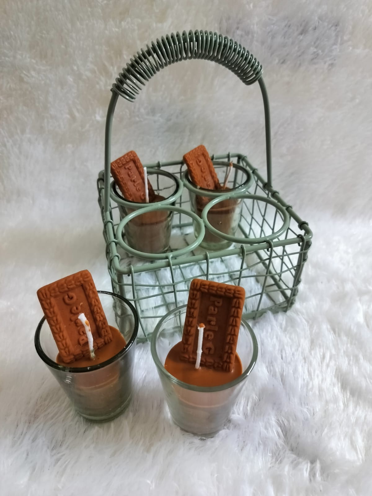 Chai-Biscuit Scented Candle in Glass Jar – Cozy 100ml