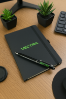 Customized Black Diary Pen Set – Elegant Corporate Gift | with box