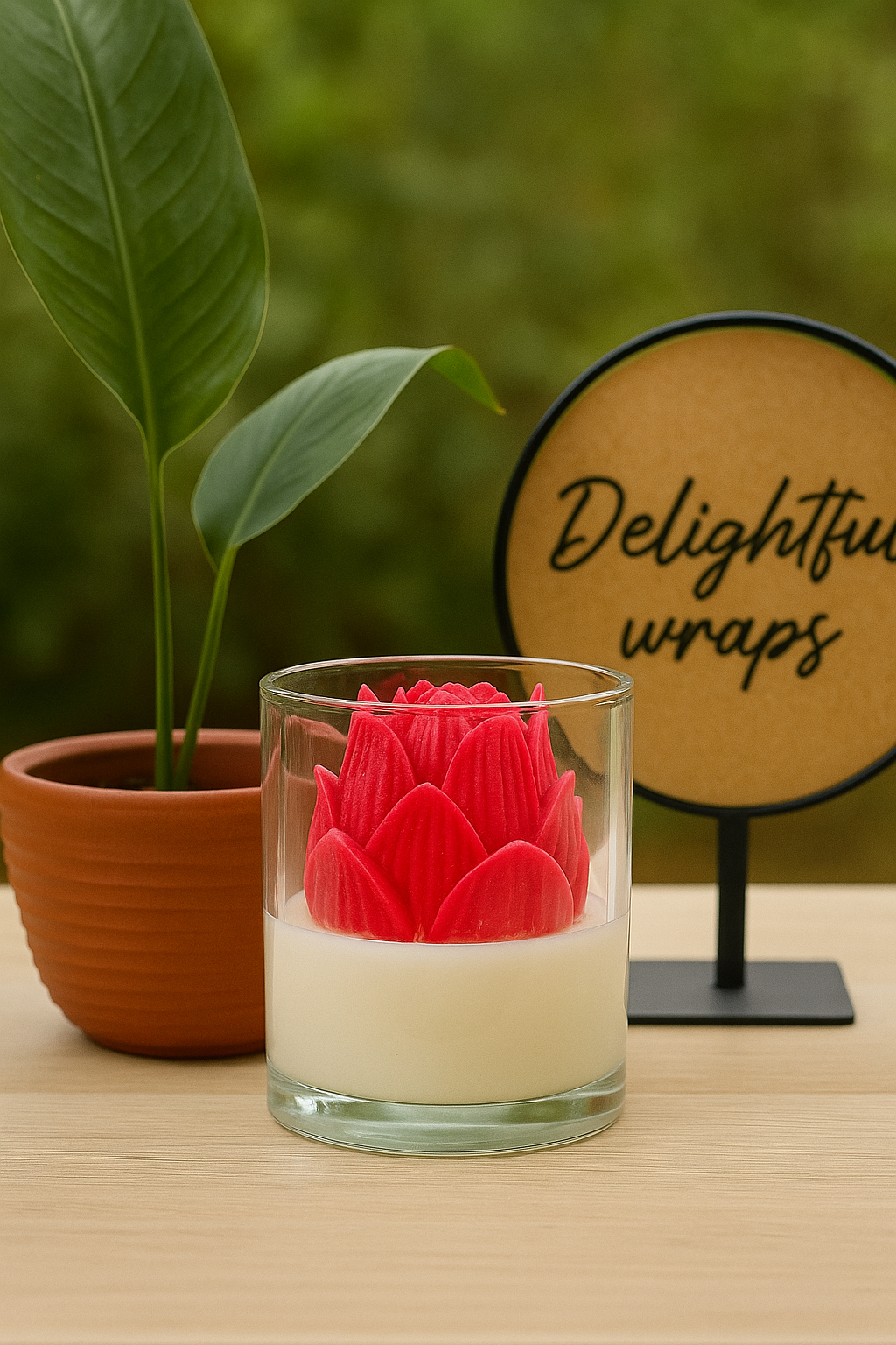 Lotus Scented jar candle 200ml | Diwali | Festive candles