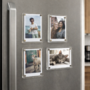 2-in-1 | Fridge magnets or as an elegant desktop photo frame| Size 4*3 inch