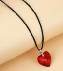 Red Heart Pendant Necklace Gift | Valentine gift | Gift for someone you love