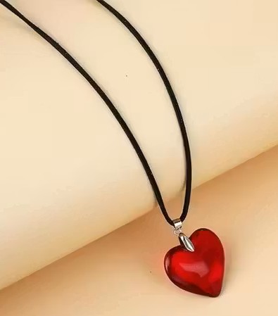 Red Heart Pendant Necklace Gift | Valentine gift | Gift for someone you love