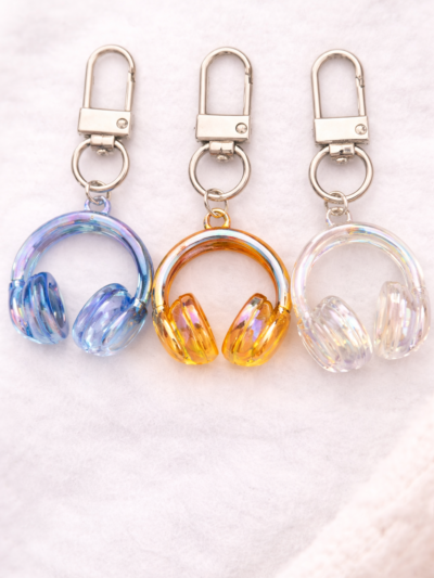 CUTE TRENDING HEAD PHONE KEYCHAINS OR BAG CHARMS | RANDOM COLOURS