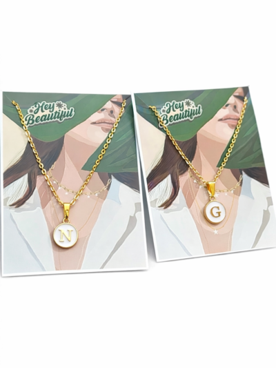 CUSTOMISED WITH INITIAL ANTI-TARNISH CHAINS| PERFECT FOR GIFTING