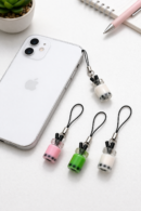SET OF 4 CUTE BOOBA PHONE CHARMS | RANDOM COLOURS | CUTE AND TRENDING